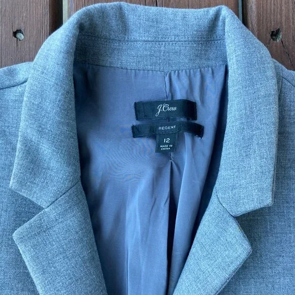 J. Crew Grey Regent blazer in four-season stretch Jacket - Picture 5 of 6